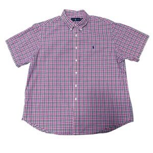 RALPH LAUREN - Men’s Multi-coloured Short Sleeve Button-Down Shirt XXL